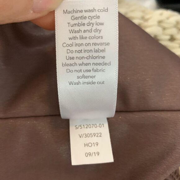 ATHLETA inclination shimmer moto tight sz S Womens Athletic Activewear leggings - Picture 9 of 9